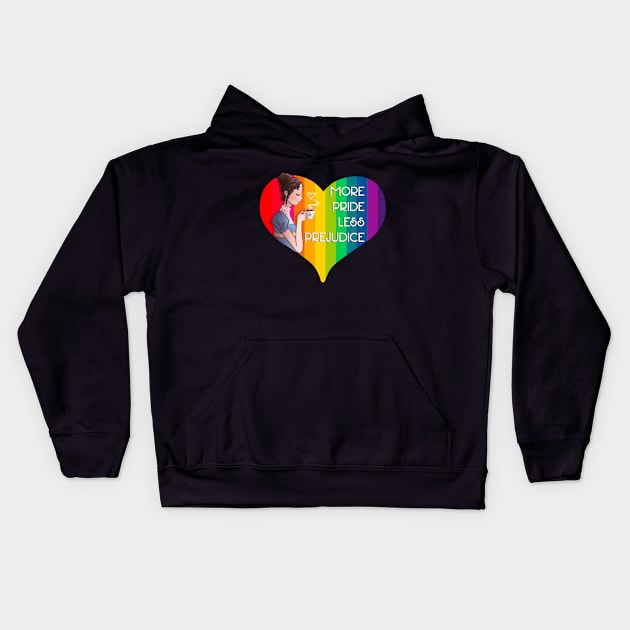 Jane Austen’s Pride TEA (2021) Kids Hoodie by DuniathComics